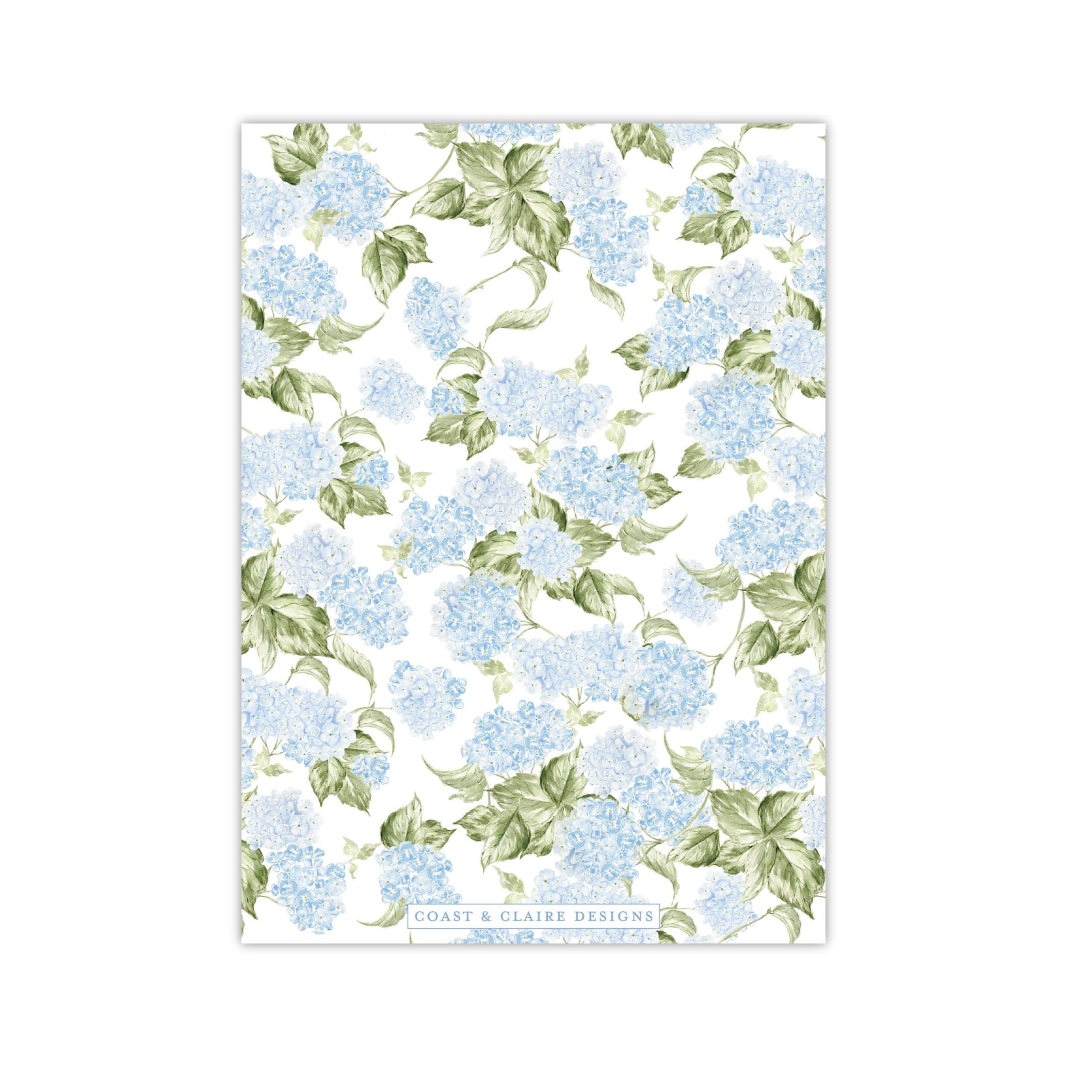 Hydrangea Holiday Card