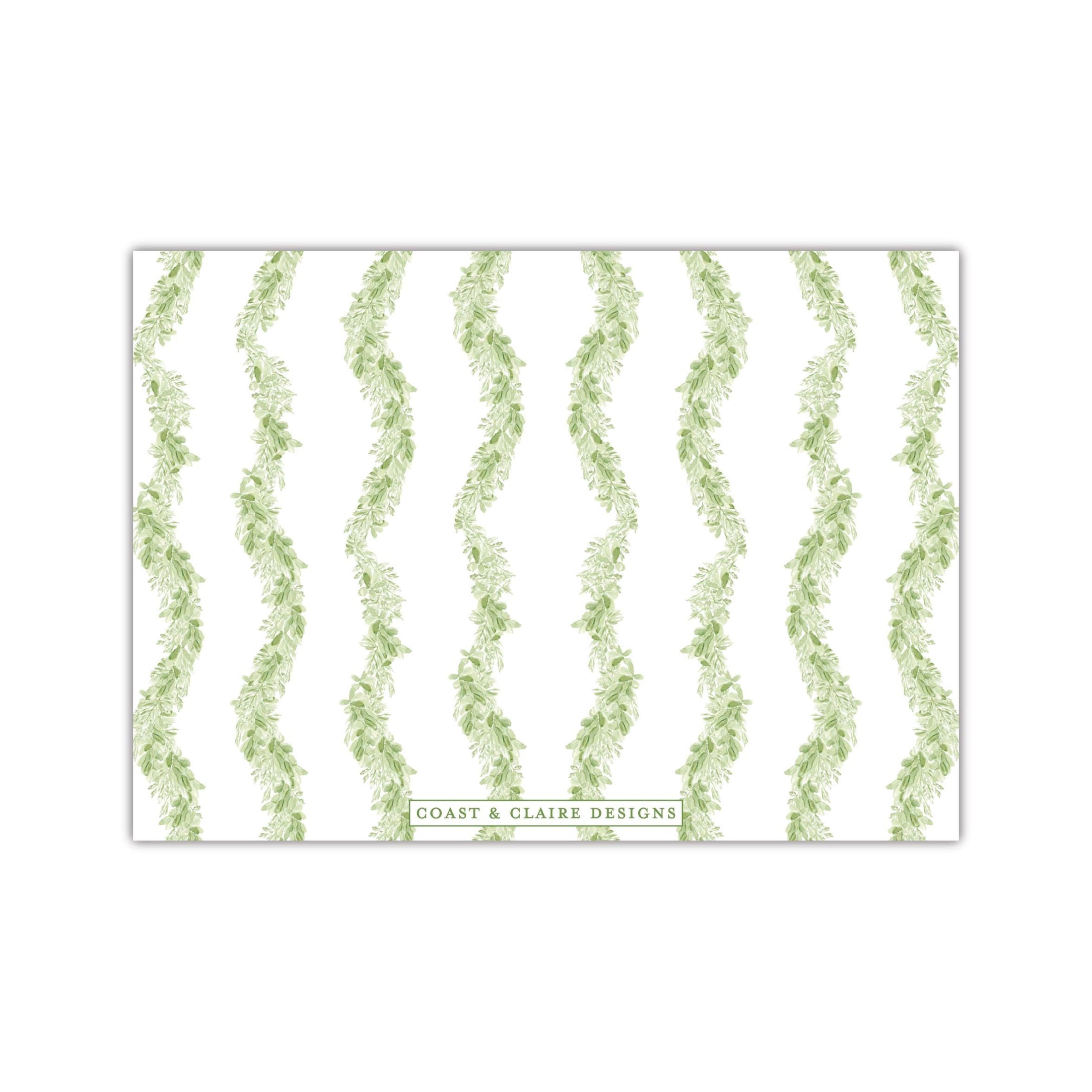 Tied with Bow Horizontal Holiday Card