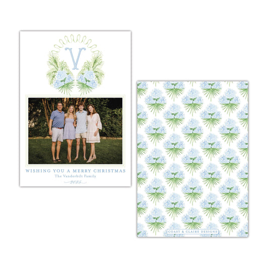Coastal Elegance Holiday Card