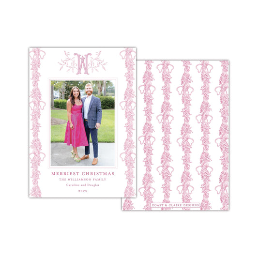 Essentials Pink Holiday Card
