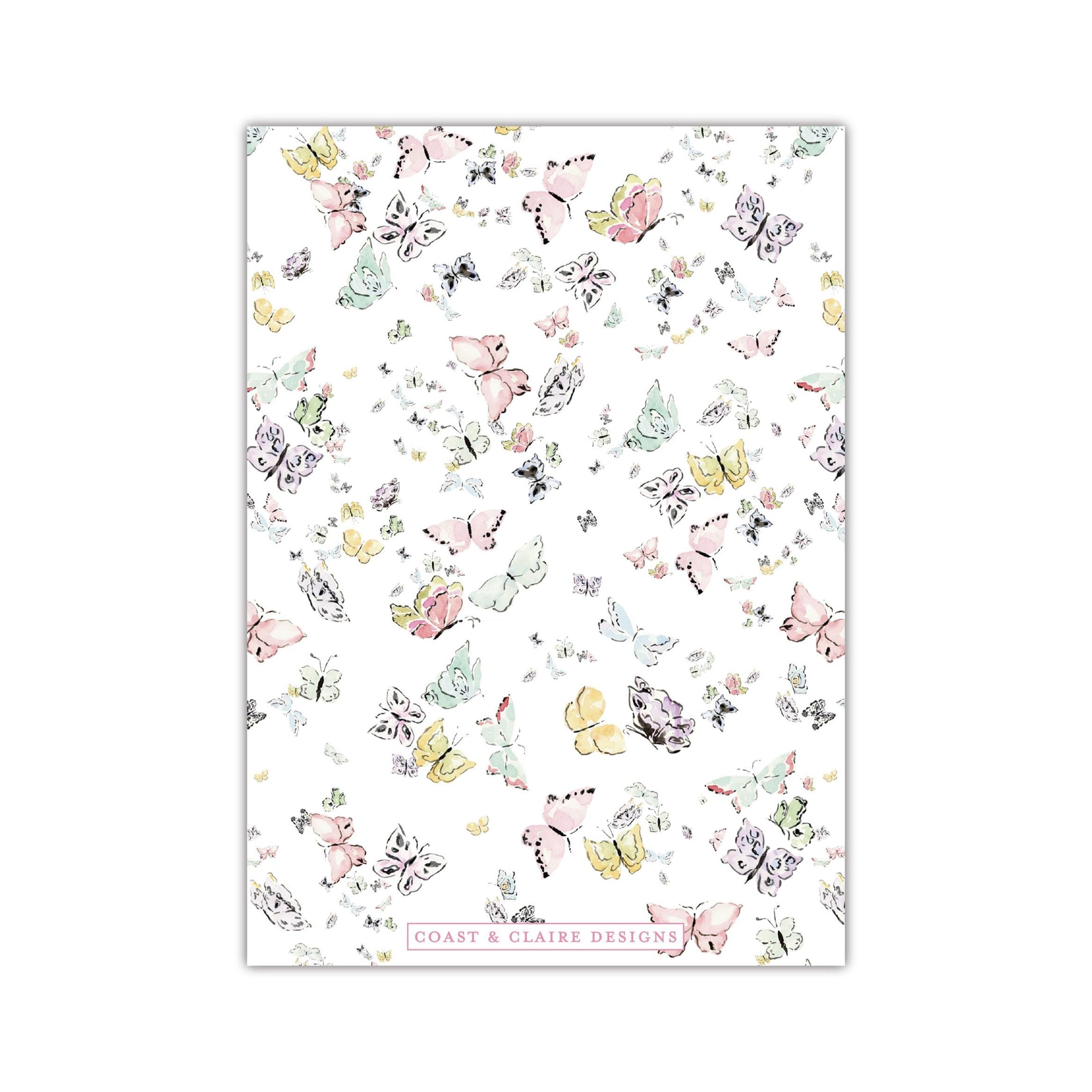 Butterfly Kisses Holiday Card