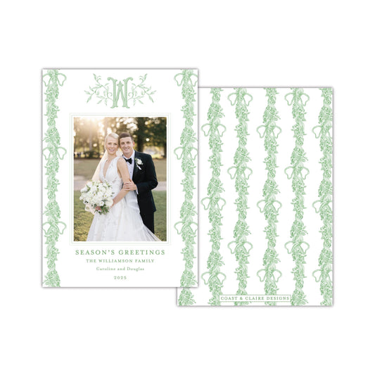 Essentials Green Holiday Card
