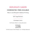 Load image into Gallery viewer, Pink Blue Wreath Holiday Card - Vertical
