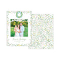 Load image into Gallery viewer, Preppy Floral Holiday Card
