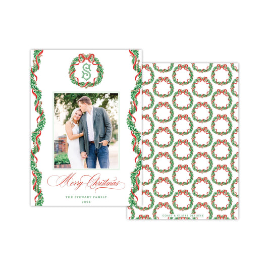 Kennedy Monogram Holiday Card