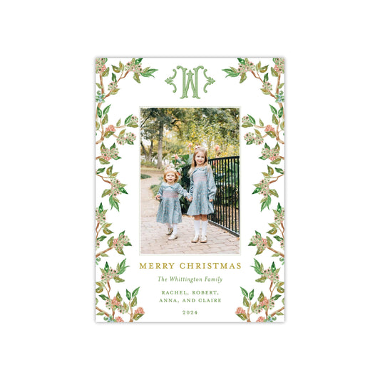 Oasis Column Holiday Card - Vertical