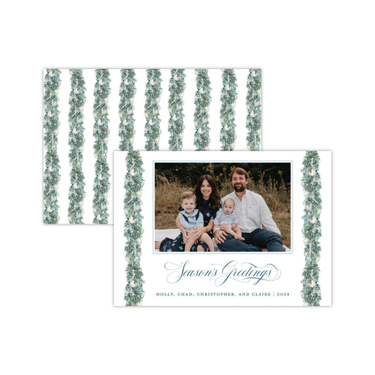 Juniper Column Holiday Card - Horizontal