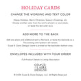 Load image into Gallery viewer, Pink Blue Column Holiday Card - Vertical
