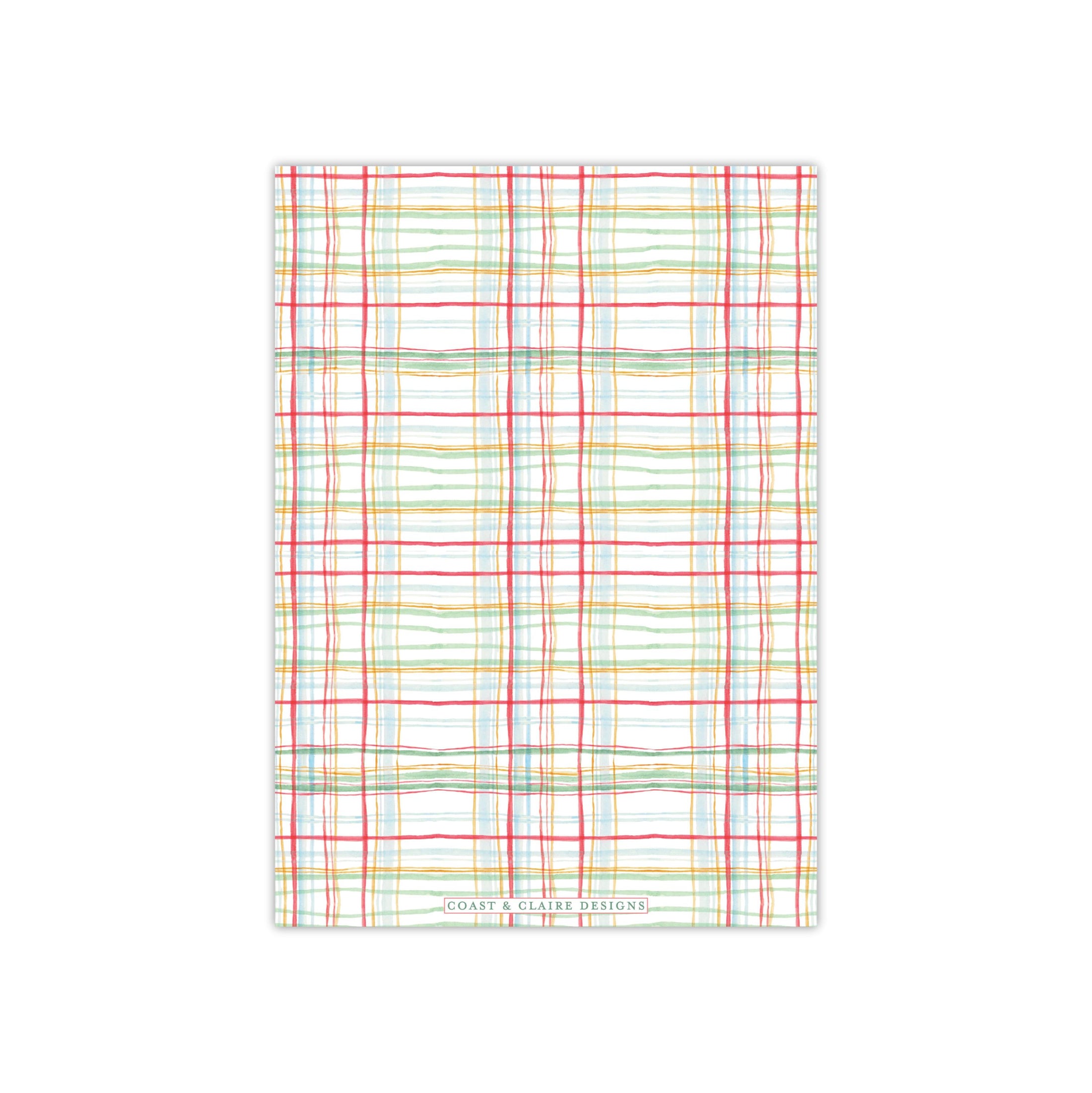 March Plaid Holiday Card