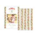 Load image into Gallery viewer, March Plaid Monogram Holiday Card - Horizontal
