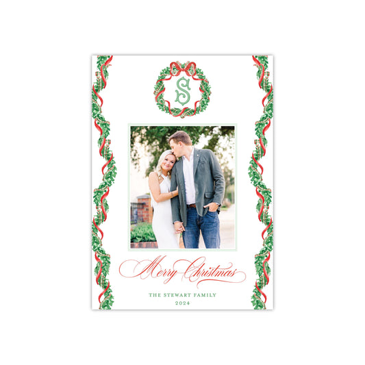 Kennedy Monogram Holiday Card