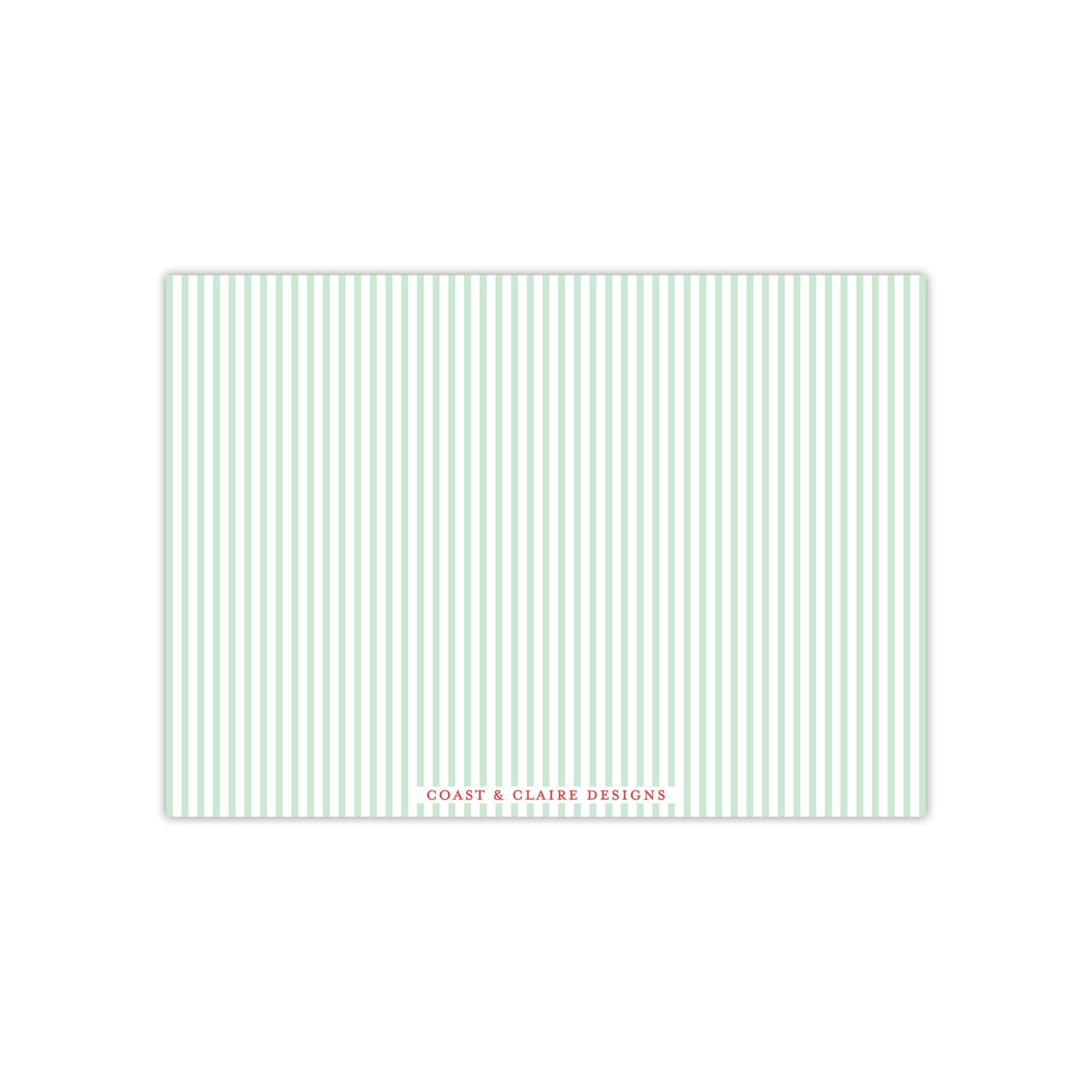 Red Plaid Holiday Card - Horizontal