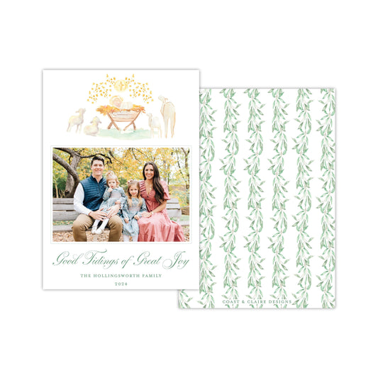 Nativity Holiday Card - Horizontal